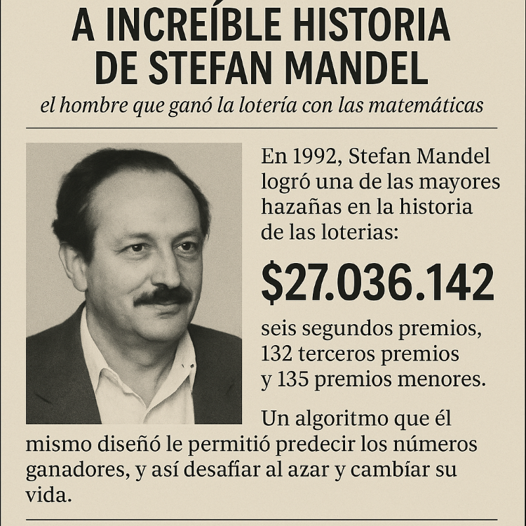 La increíble historia de stefan mandel el hombre que ganó la lotería con las matemáticas