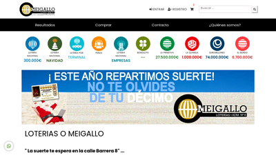 Loteria o meigallo